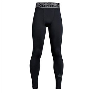 Under Amour Boy’s ColdGear Leggings Sz YXL
